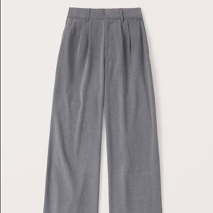 NWT Abercrombie tailored wide leg (effortless) pants